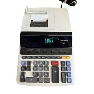 Sharp EL2630PIII Two-Color Printing Calculator Work Office Computer Business